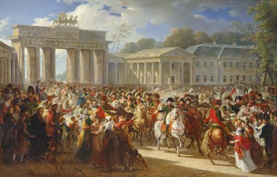 Ingresso di Napoleone I a Berlino, 27 ottobre 1806, 1810 da Charles Meynier